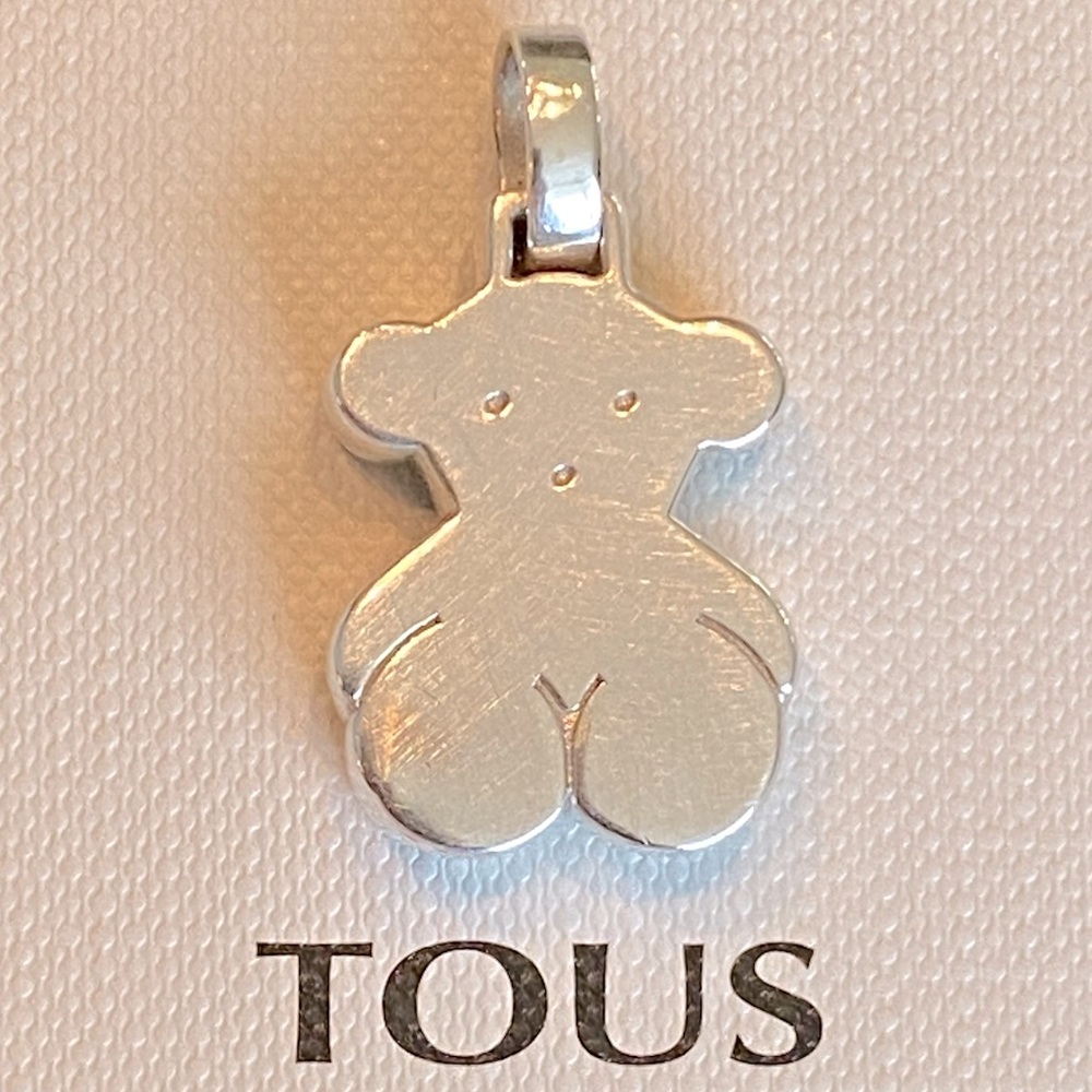 Tous silver sweet dolls bear pendant